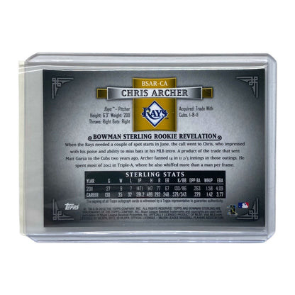 TOPPS MLBカード BOWMAN STERLING CHRIS ARCHER RAYS 02/50 #BSAR-CA 中古 IT2