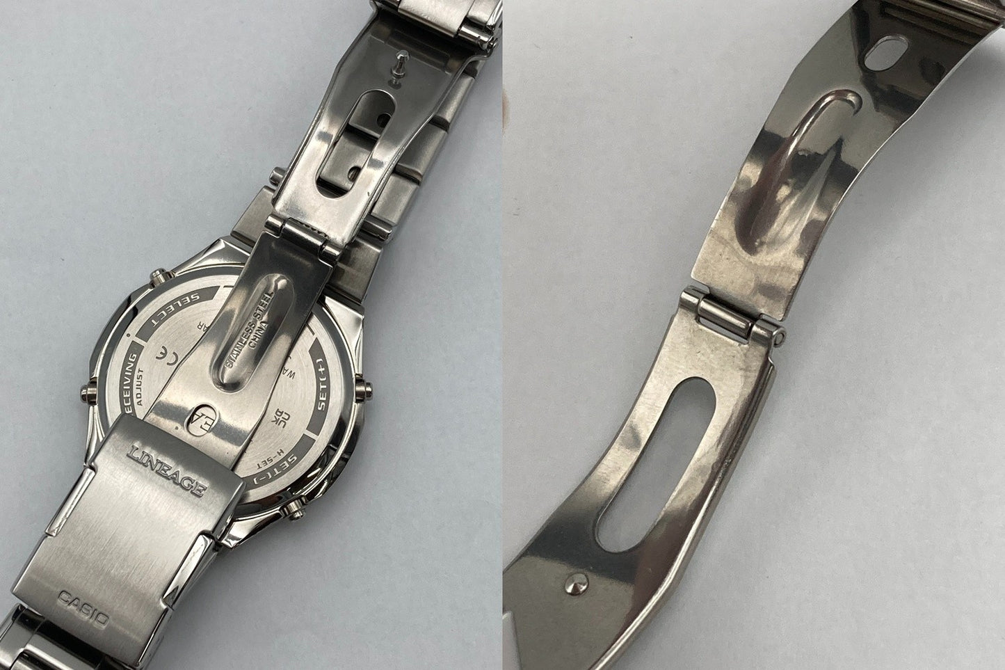 [カシオ]CASIO 腕時計 リニエージ 電波ソーラー LIW-120DEJ-7A2JF 中古 D4