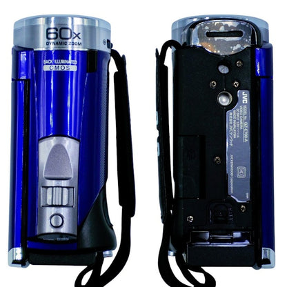 JVCケンウッド Everio エブリオ  GZ-E700-A [32GBハイビジョンメモリームービー(ブルー)]＆専用BDライター CU-BD5 中古 a1