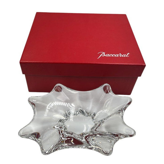 Baccarat バカラ キャディックス 灰皿トレイ たばこ 喫煙具 クリスタル 中古 W1