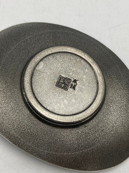 錫半 本錫 茶托 五枚 茶道具 中古 D4