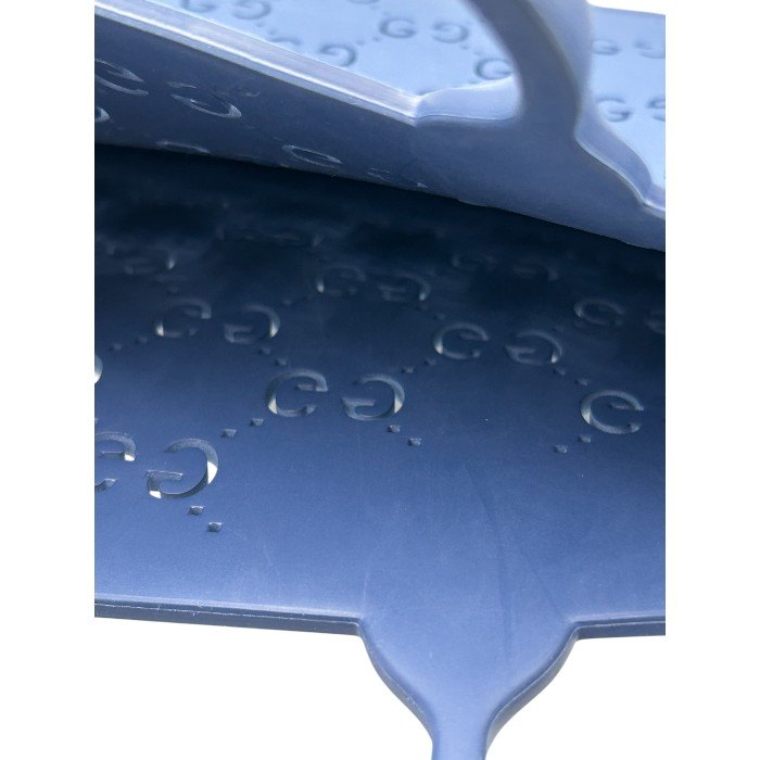 GUCCI グッチ チルドレンズ トートバッグ ラバー ネイビー 鞄 ブランド 総柄 手提げ 中古 W４