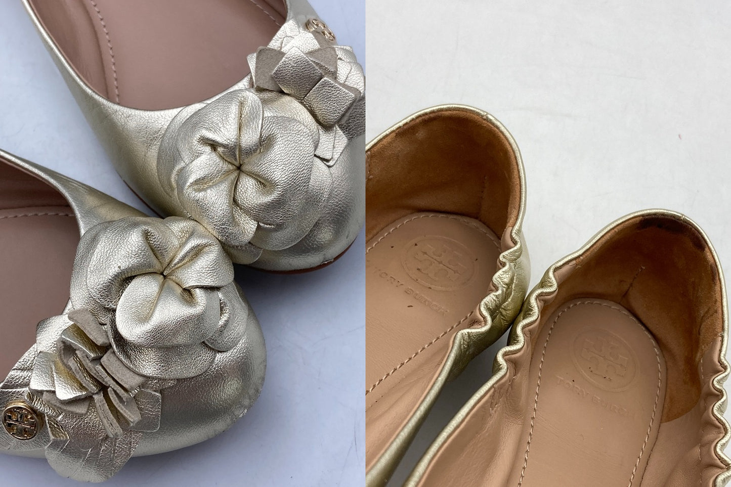 TORY BURCH トリーバーチ ブロッサム バレエシューズ サイズ6M レディース 中古 D4