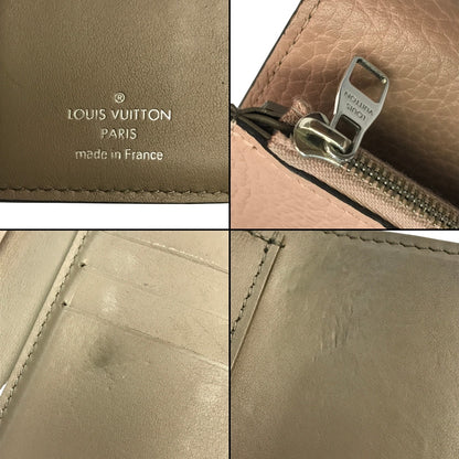 LOUIS VUITTON ルイヴィトン ポルトフォイユカプシーヌ コンパクト 財布 レディース 三つ折り ロゴ マグノリア M62156 中古 T1