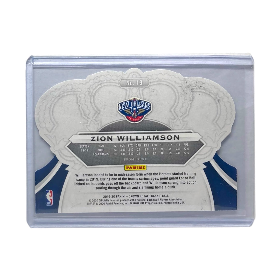 PANINI NBAカード CROWN ROYALE DIE CUT ZION WILLIAMSON PELICANS #19 中古 IT2