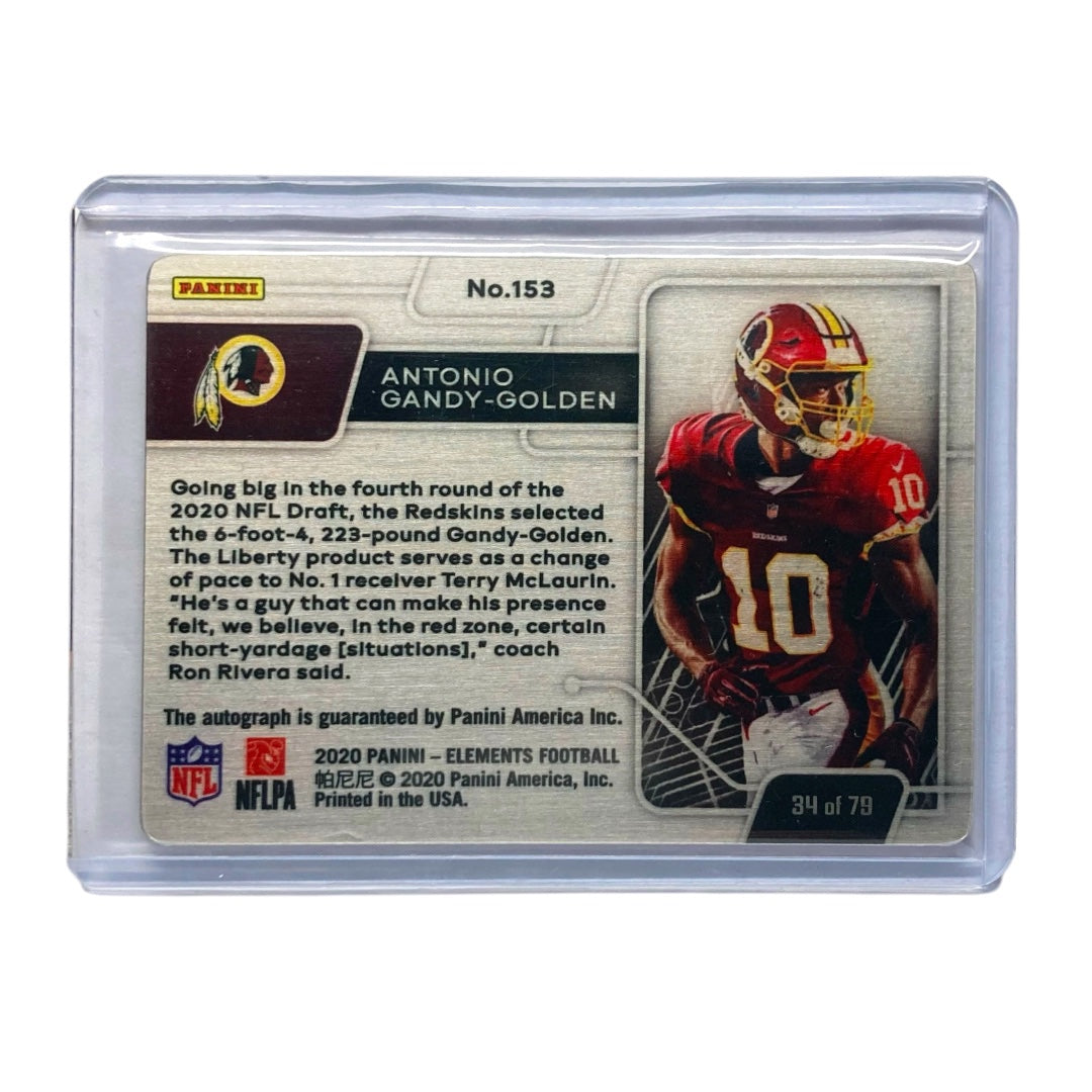 PANINI NFLカード ELEMENTS ANTONIO GANDY-GOLDEN REDSKINS 34/79 #153 中古 IT2