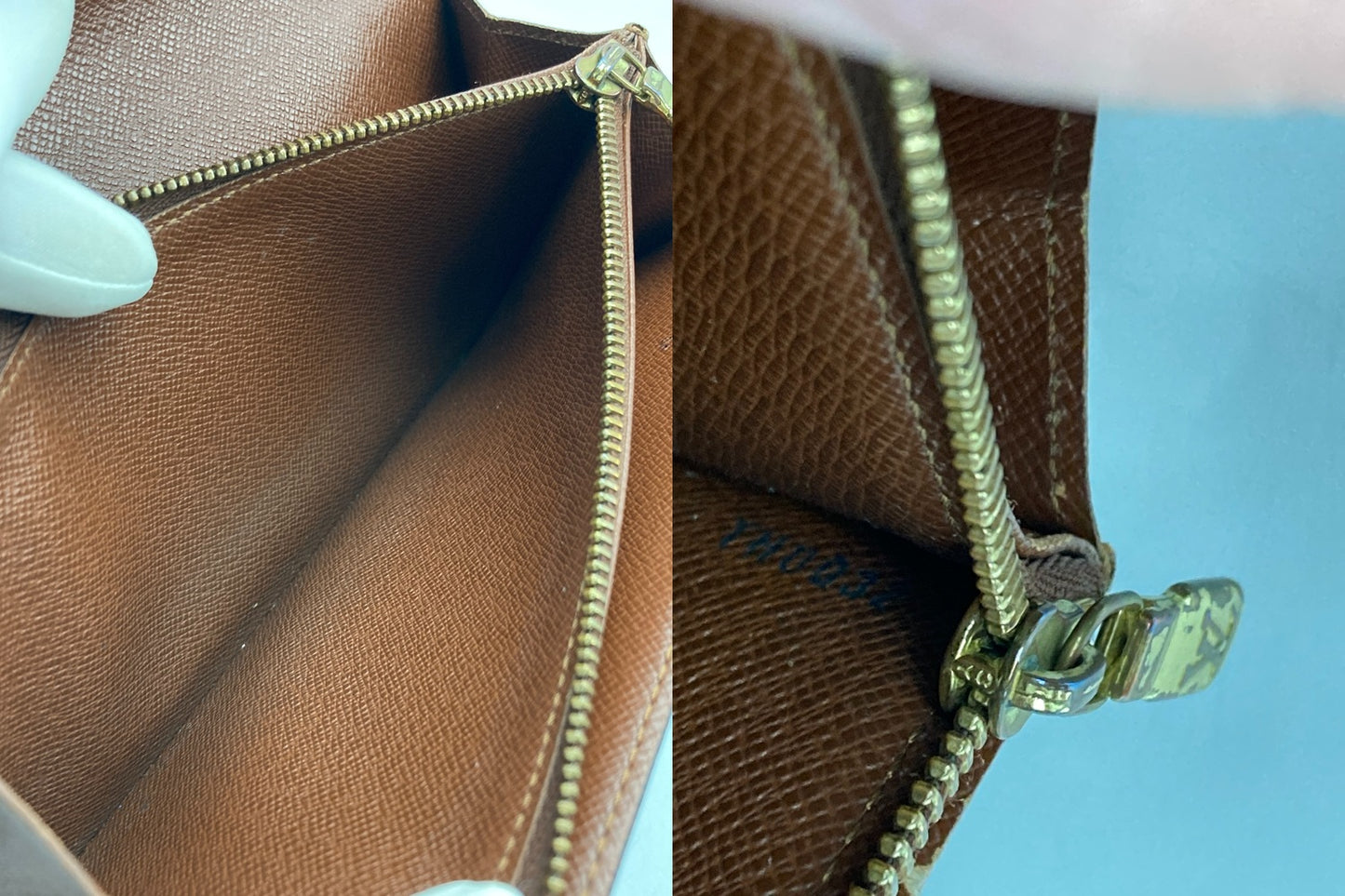 LOUIS VUITTON ルイヴィトン モノグラム ポシェットポルトモネクレディ 長財布 M61725 中古 D4