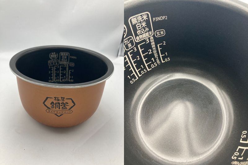 アイリスオーヤマ 米屋の旨み 銘柄量り炊き 3合 圧力IHジャー炊飯器 KRC-PC30-B 2019年製 中古 D4