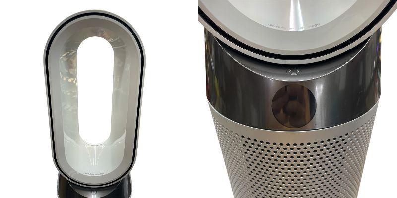 dyson ダイソン Pure Hot＋Cool link 空気清浄・送風機能付ファンヒーター HP04WSN ホワイト/シルバー ホット&クール 温風 中古 R4