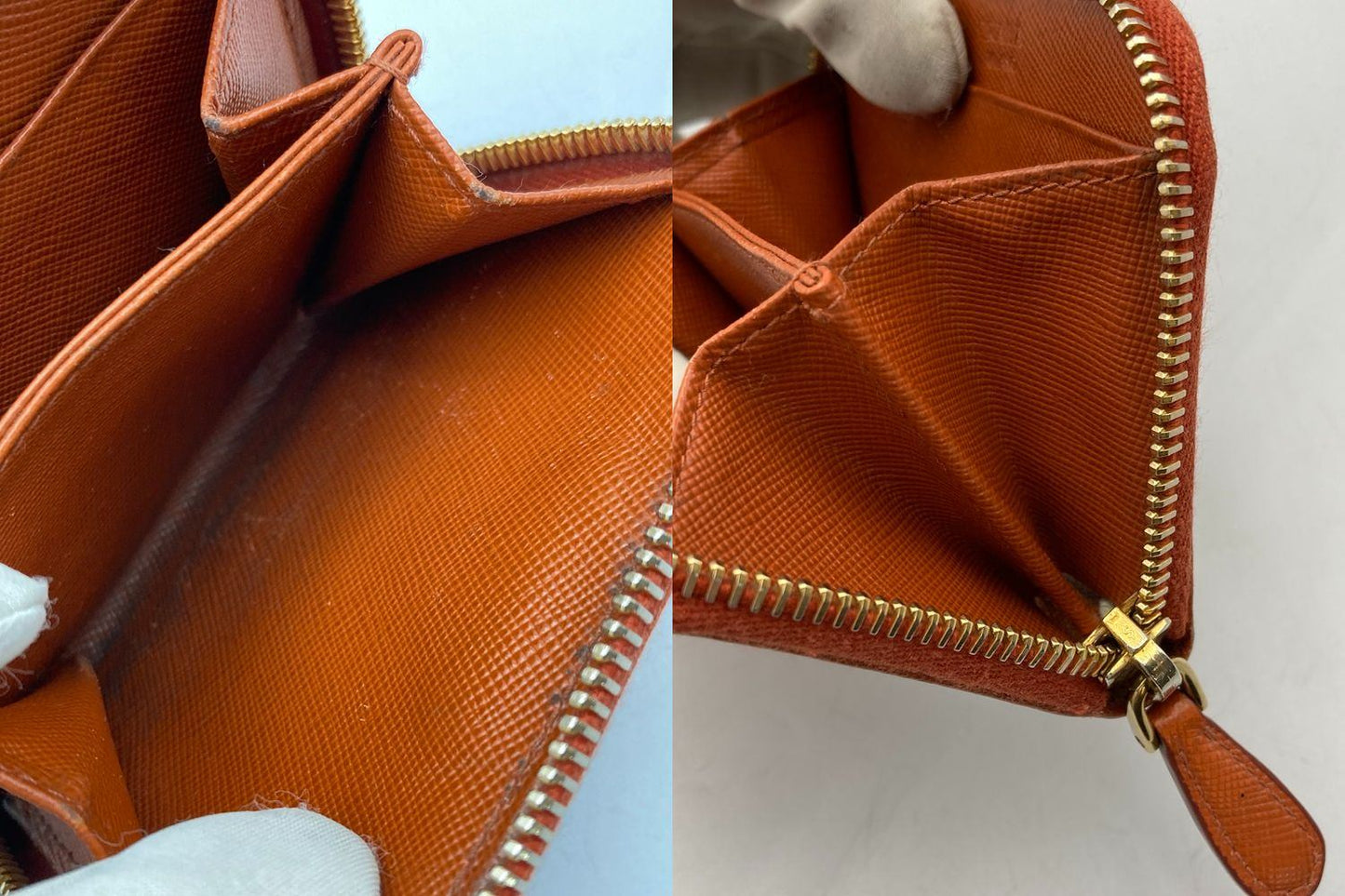 PRADA プラダ ラウンドファスナー コインケース 小銭入れ 中古 D4