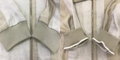 TELA9 テラ 麻混 ブルゾン アウター 秋 春 薄目 レディース 中古 KW1