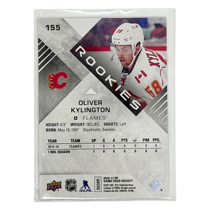 UPPER DECK NHLカード SP GAME USED OLIVER KYLINGTON FLAMES /58 #155 中古 IT1