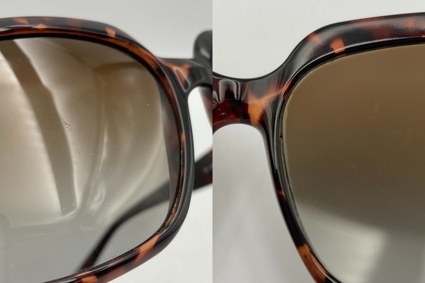 TORY BURCH トリーバーチ べっ甲柄 スクエア サングラス TY9027 中古 D4