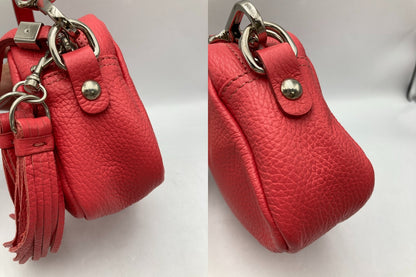 GIANNI CHIARINI ジャンニ キアリーニ レザー 3WAY ショルダーバッグ ピンク 中古 D4