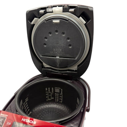HITACHI 日立 IHジャー 炊飯器 RZ-AX10M 5.5合炊き ヒタチ キッチン家電 家電製品 メタリックレッド 中古 W４
