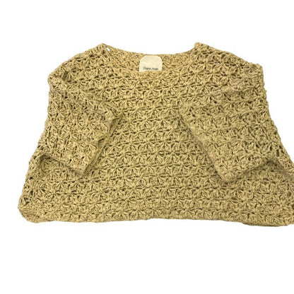 iliann loeb イリアンローブ セットアップ レディース 夏 綿100％ ベージュ 192-119 半袖 上下セット トップス スカート 中古 MK1