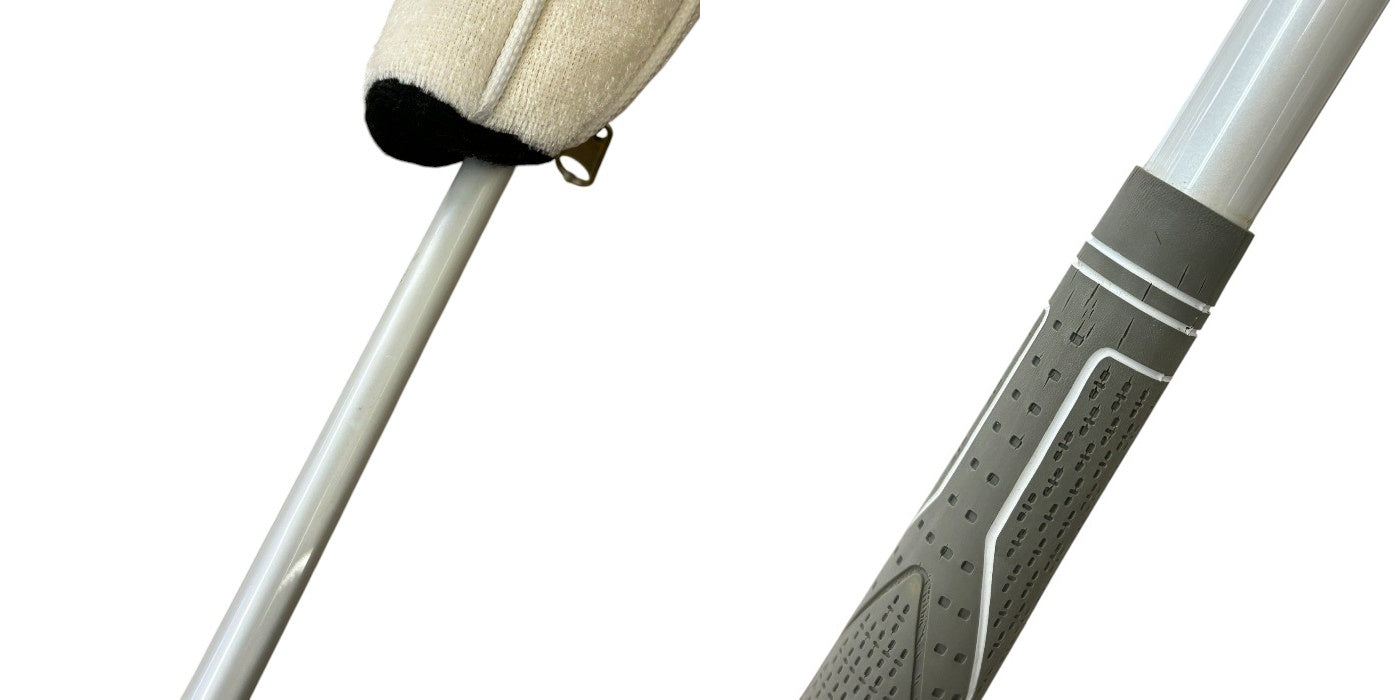 PUPPY’S PAW 仔犬の肉球 レディース ゴルフセット クラブ8本+キャディバッグ付 (ホワイト/ピンク) ウッド アイアン パターユーティリティ スポーツ 中古 W1