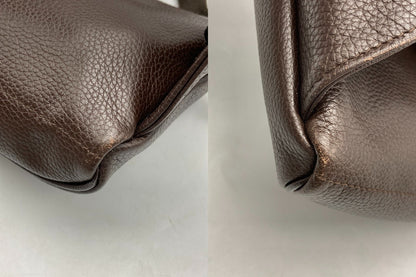 LONGCHAMP ロンシャン レザー ウエストポーチ 中古 D4