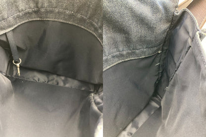 HUNTING WORLD ハンティングワールド デニム フラップ ショルダーバッグ 中古 D4