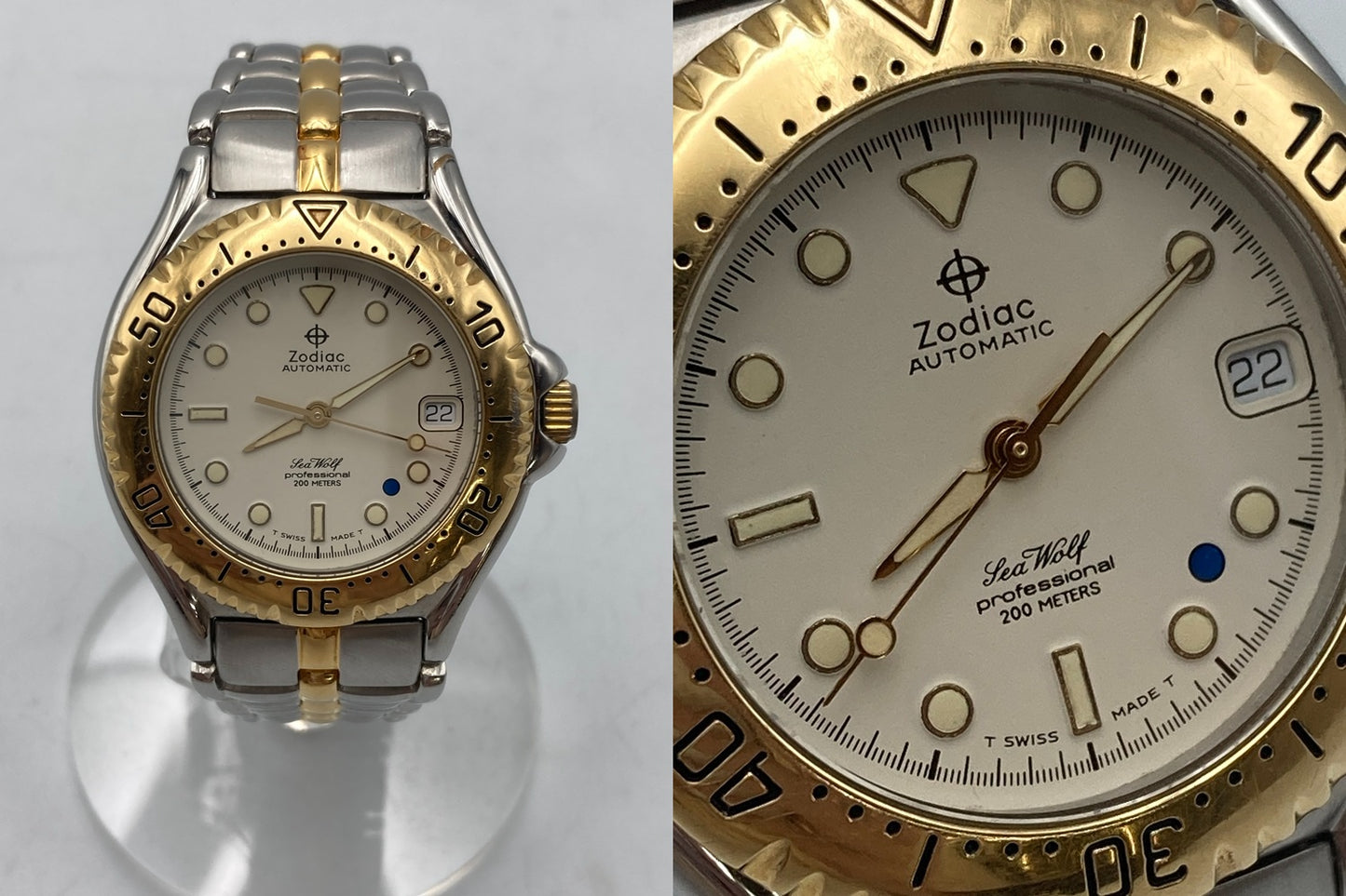 Zodiac Sea Wolf ゾディアック シーウルフ プロフェッショナル 200ｍ オートマティック 腕時計 中古 D4