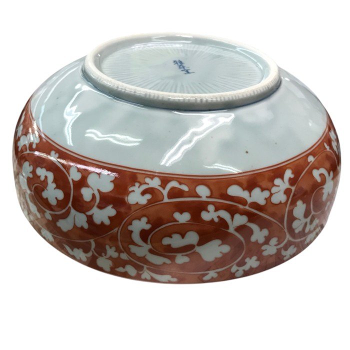 美濃焼 雅東窯 唐草 大鉢 器 鉢 陶器 中古 Y1