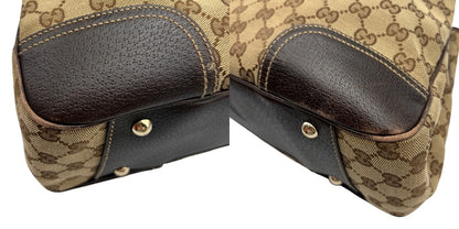 グッチ GUCCI プリンシー GGキャンバス トートバッグ 163805 鞄 ブランド レディース レザー おしゃれ 中古 W４