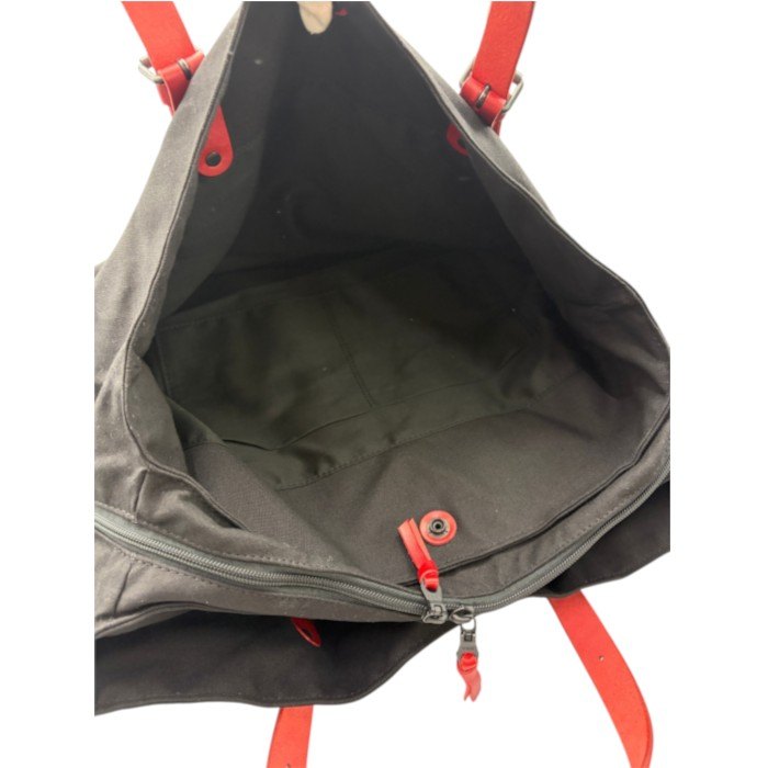 未使用品 BAGGY PORT バギーポート トートバッグ YNM417N RD 鞄 大容量 メンズ レディース レザー キャンバス 中古 W４