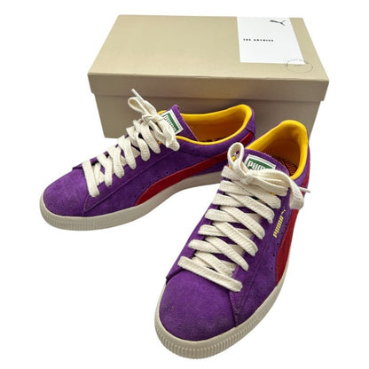 PUMA プーマ スウェード VTG PURPLE POPFR スニーカー 374921-23 26cm 靴 シューズ パープル メンズ 中古 W４