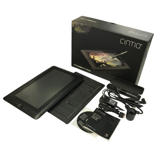 Wacom ワコム Cintiq 13HD ペンタブレット ブラック 13.3型 フルHD液晶 お絵かき 液タブ DTK-1301/K0 中古 T1