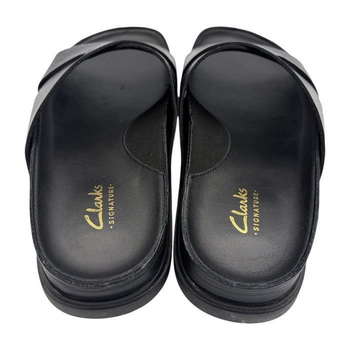 Clarks クラークス Torford Cross トーフォードクロス サンダル UK6 1/2 (24.5cm) 靴 シューズ メンズ レディース 夏 ブラック 中古 W1