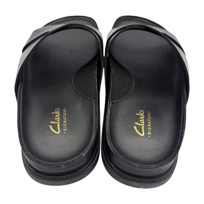Clarks クラークス Torford Cross トーフォードクロス サンダル UK6 1/2 (24.5cm) 靴 シューズ メンズ レディース 夏 ブラック 中古 W1