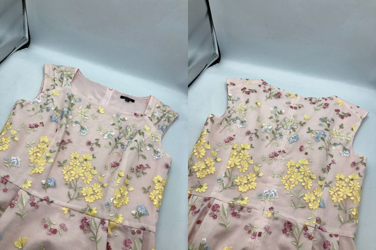 TOCCA トッカ FLOWER WALTS 宝塚宙組 星風まどかコラボ 刺繍 ドレス ワンピース サイズ2 中古 D4