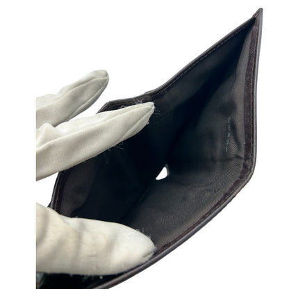 FENDI フェンディ ズッカ 財布 三つ折り ブランド レディース コンパクト 小さめ 中古 W４