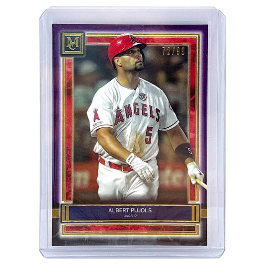 TOPPS MLBカード MUSEUM COLLECTION ALBERT PUJOLS ANGELS /99 #79 中古 IT1