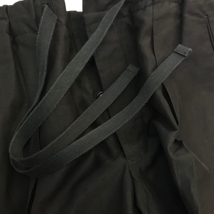 HAVERSACK ハバーサック パンツ メンズ 春夏 麻 ロング ウエストドローコード ボタンフライ ブラック Sサイズ 862003 中古 T1