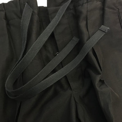 HAVERSACK ハバーサック パンツ メンズ 春夏 麻 ロング ウエストドローコード ボタンフライ ブラック Sサイズ 862003 中古 T1