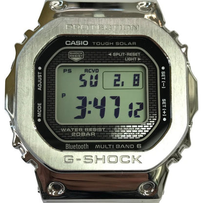 G-SHOCK FULL METAL 5000 SERIES 腕時計 メンズ デジタル タフソーラー 電波 Bluetooth スクエア GMW-B5000D-1JF 中古 T1