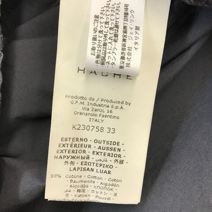 HACHE アッシュ ブラウス レディース ノースリーブ ギャザー ポケット グレー 40サイズ K230758 中古 T1