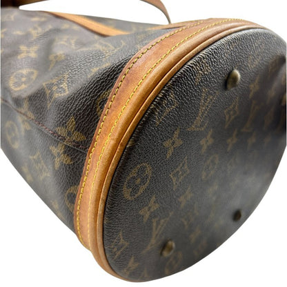 LOUIS VUITTON ルイヴィトン モノグラム バケットGM M42236 ブランド バッグ 鞄 レディース おしゃれ 中古 W1