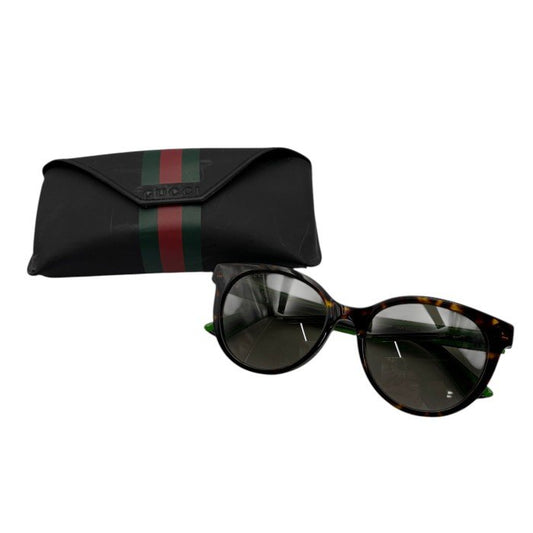 GUCCI グッチ サングラス GG0702SKN べっ甲柄 ブランド おしゃれ メンズ レディース バタフライ グラデーションレンズ 中古 W４