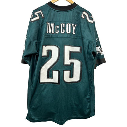 Reebok リーボック ONFIELD フットボールシャツ イーグルス XL EAGLES レショーン・マッコイ  McCOY 半袖 シャツ ユニフォーム 中古 W４