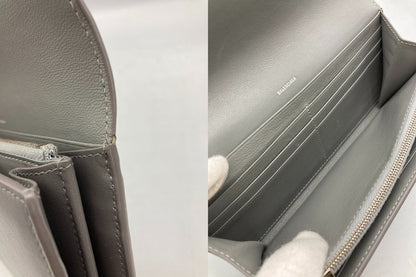BALENCIAGA バレンシアガ Envelope エンベロープ スリム コンチネンタルウォレット 736732 長財布 中古 D4