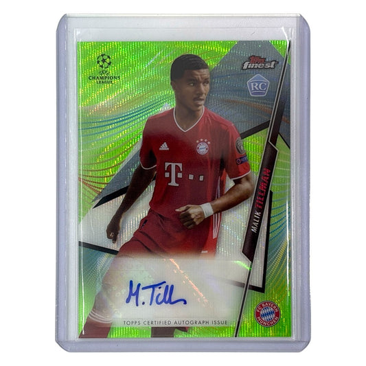 TOPPS サッカーカード FINEST MALIK TILLMAN BAYERN MUNCHEN 79/99 #FA-MTL 中古 IT1