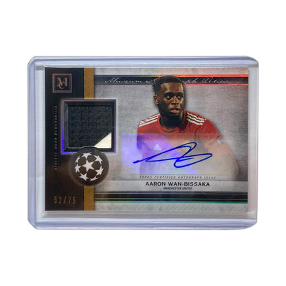 TOPPS サッカーカード MUSEUM COLLECTION AARON WAN-BISSAKA MANCHESTER UNITED 52/75 #MAR-AWB 中古 IT2