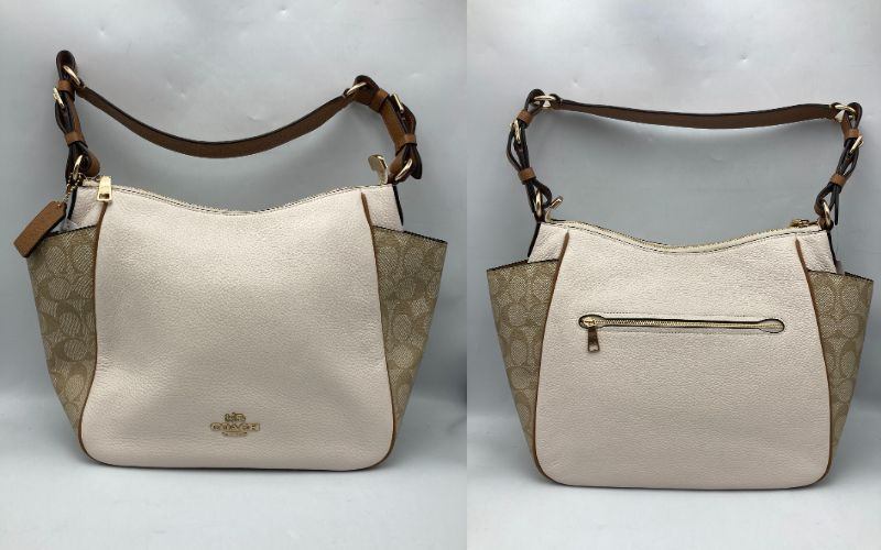COACH コーチ シグネチャー ローリー ショルダーバッグ C2855 中古 D4