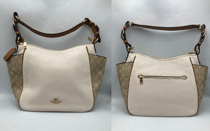 COACH コーチ シグネチャー ローリー ショルダーバッグ C2855 中古 D4