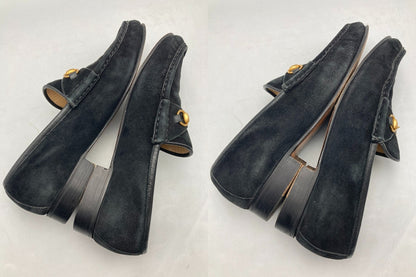 GUCCI グッチ スウェード ホースビットローファー サイズ 8 1/2 レディース 中古 D4