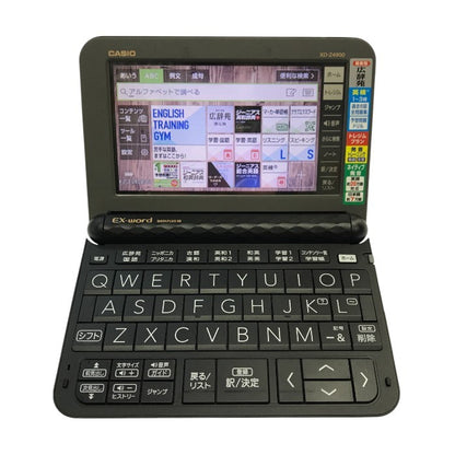 カシオ エクスワード 電子辞書 ブラック 高校生進学校モデル 229コンテンツ収録 タッチパネル XDZ4900BK 中古 T1