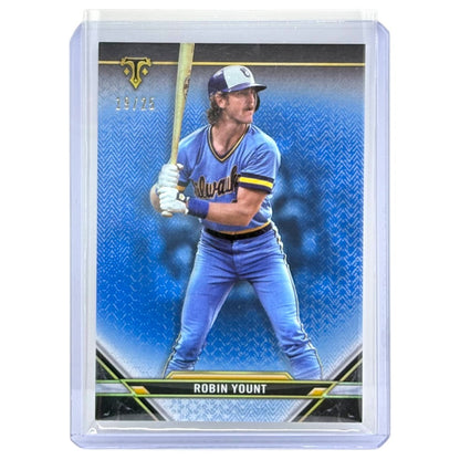 TOPPS MLBカード TRIPLE THREADS ROBIN YOUNT MILWAUKEE BREWERS /25 #35 中古 IT1