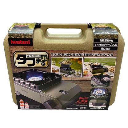 Iwatani イワタニ カセットコンロ カセットフー タフまるJr. オリーブ CB-ODX-JR アウトドア 防災 災害 中古 R1